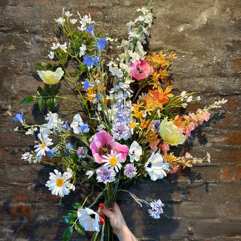 Zijden Boeket Renée Fiori Di Rose